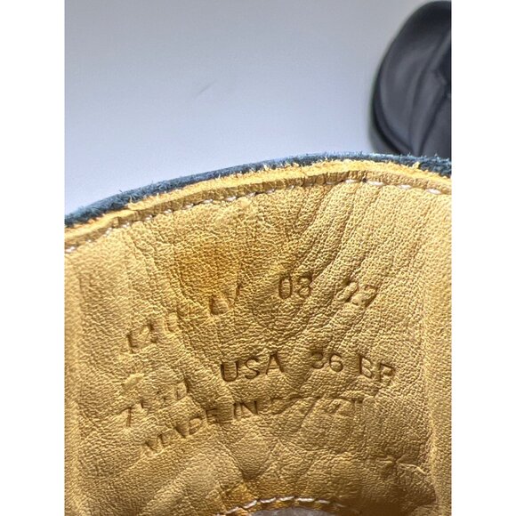 Sandro Moscoloni Ana Julia Women's Chelsea Boot Black Heeled Leather Size 7.5 - Picture 8 of 9